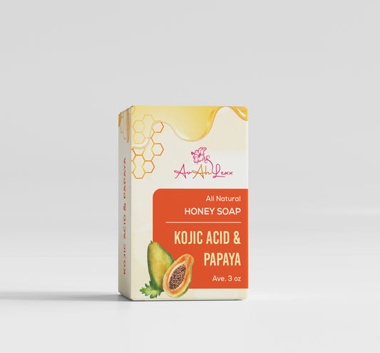 Honey Soap- Kojic Acid & Papaya